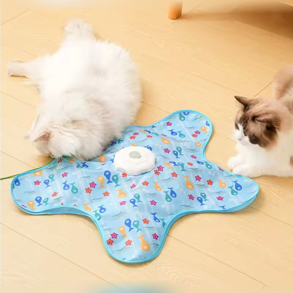 Jouet cache-cache à plumes pour chat Poil & Co – photo 3