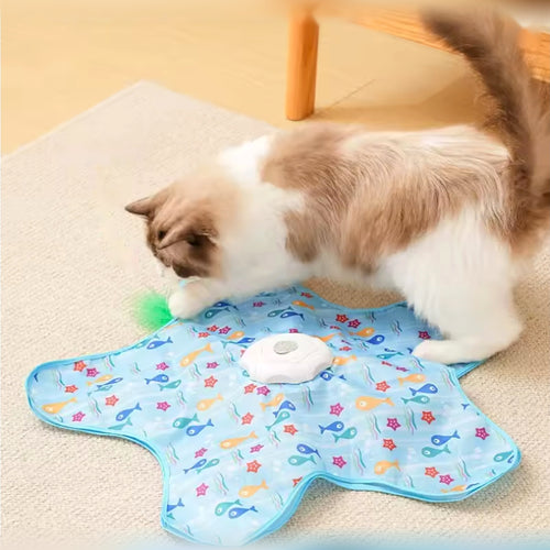 Jouet cache-cache à plumes pour chat Poil & Co – photo 1