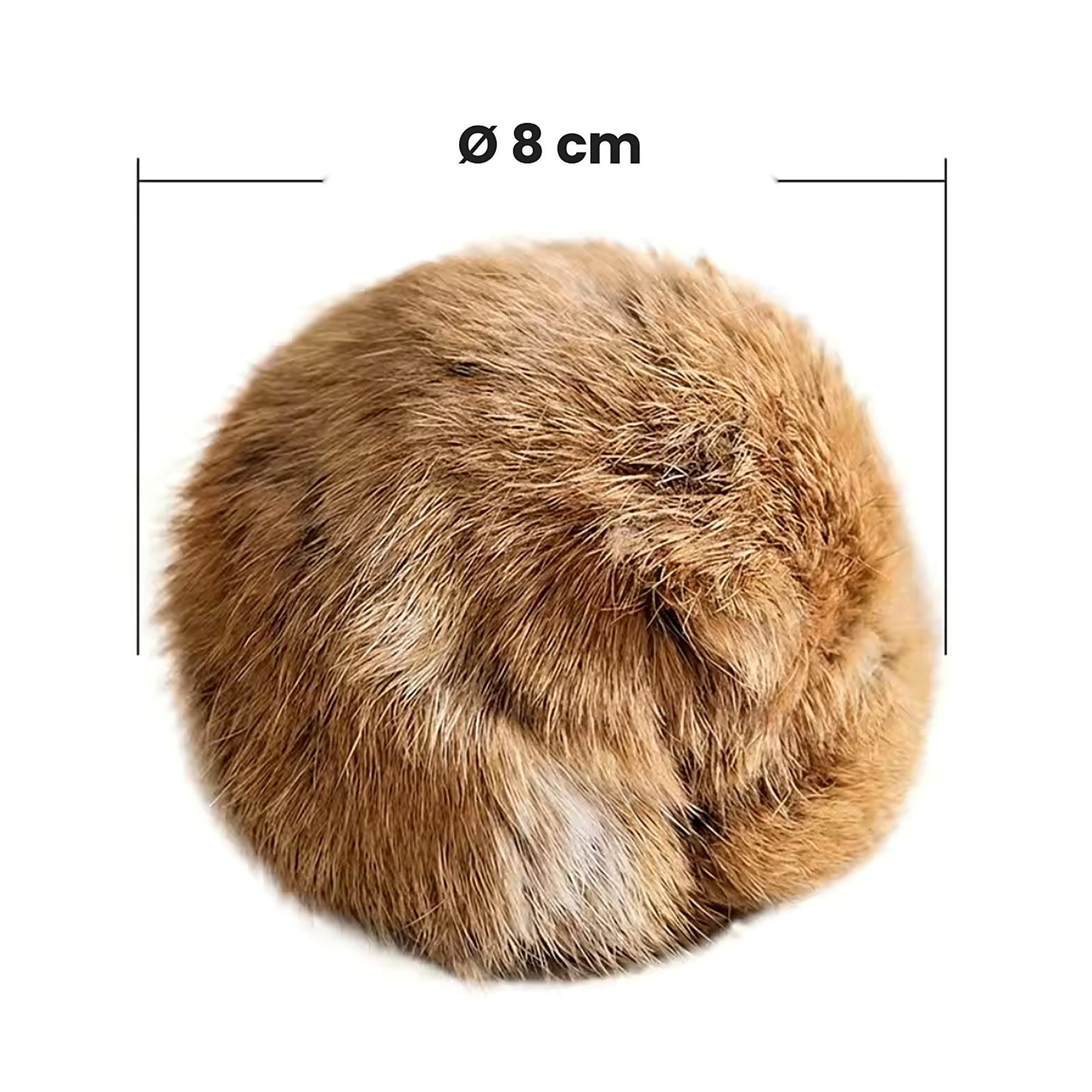 Balle en fourrure de lapin pour chat Poil & Co – photo 6