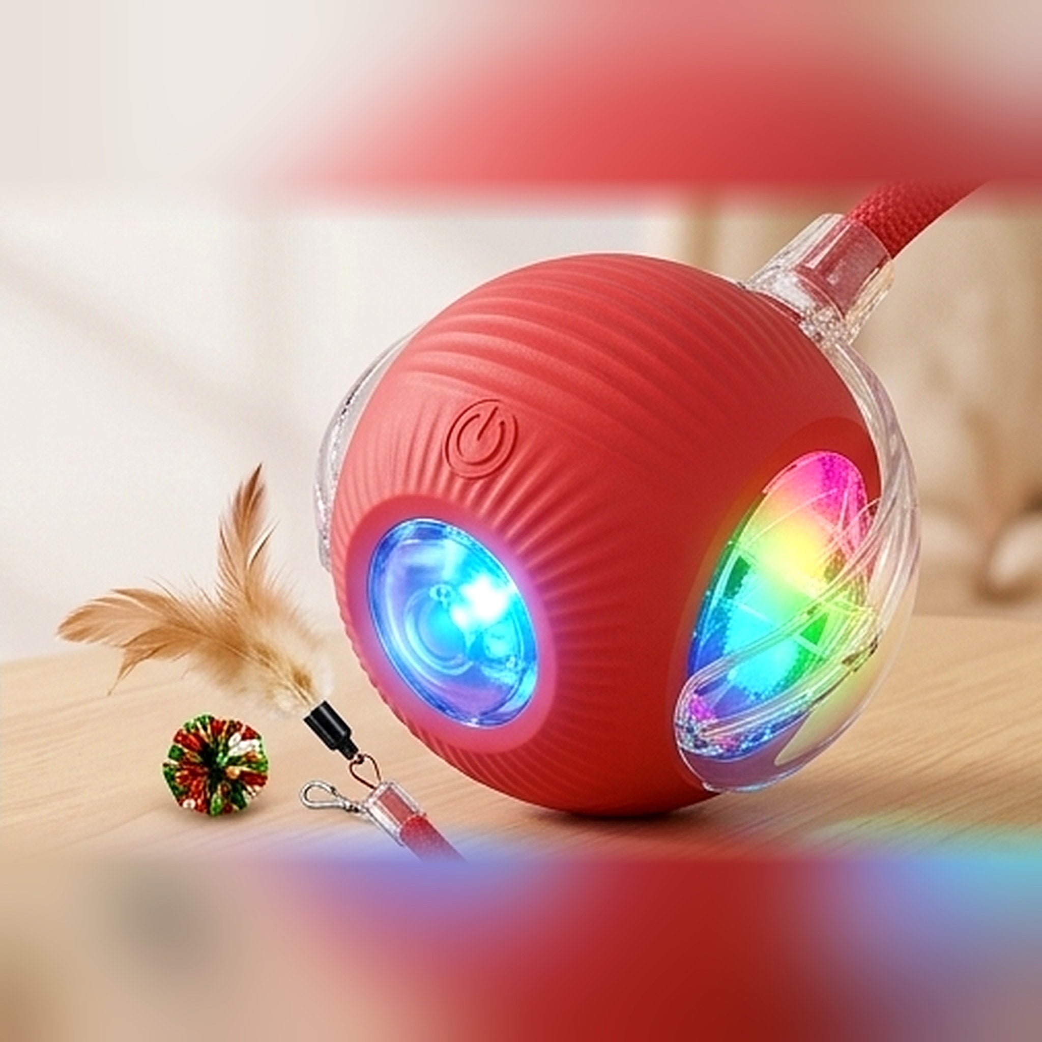 Balle roulante automatique pour chat Poil & Co – photo 1