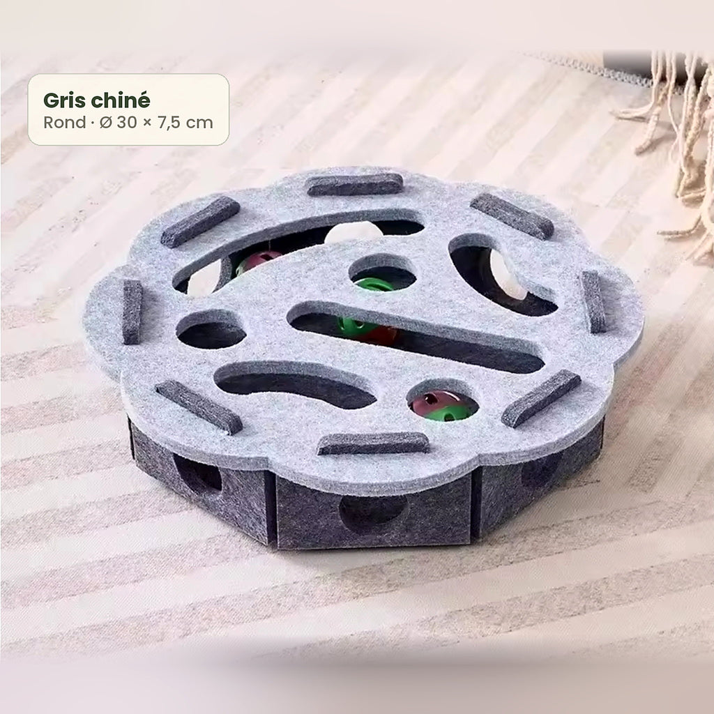 Jouet puzzle en feutre pour chat Poil & Co – photo 5