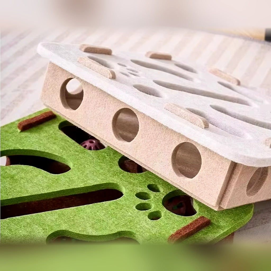 Jouet puzzle en feutre pour chat Poil & Co – photo 9