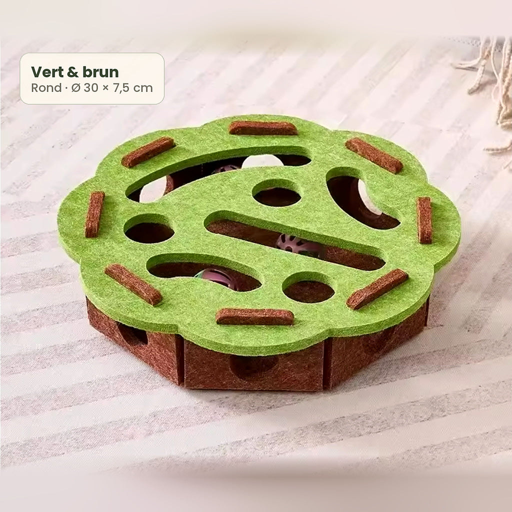 Jouet puzzle en feutre pour chat Poil & Co – photo 3
