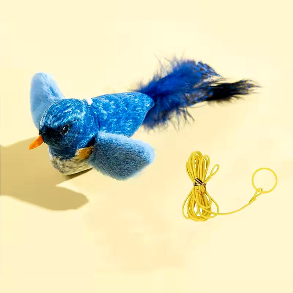 Jouet oiseau en peluche pour chat Poil & Co – photo 6